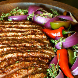 Red Goddess Grilled Flank Steak Recipe