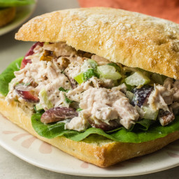 Red Grapes and Lemon Juice Give This Turkey Salad Amazing Flavor