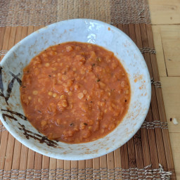 Red lentil soup