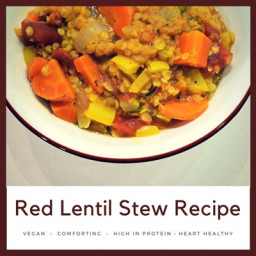 Red Lentil Stew – A Heart-healthy DASH Diet Comfort Food