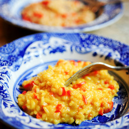 Red Pepper Risotto