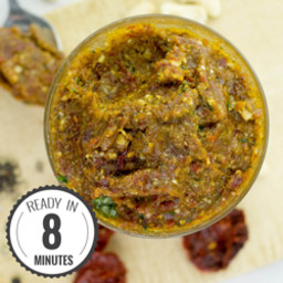 Red Pesto with Sun-Dried Tomatoes and Basil