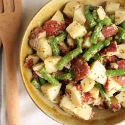 Red Potato Salad with Green Beans