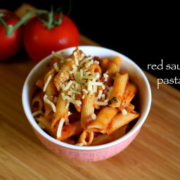 red sauce pasta recipe | pasta in red sauce recipe | tomato pasta recipe