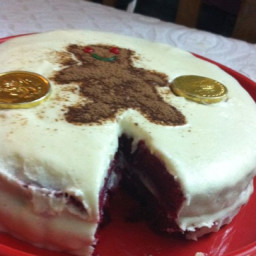 Red Velvet Cake and Cream Cheese Frosting