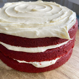 Red Velvet Cake with The Best Cream Cheese Frosting