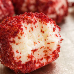 Red Velvet Cheesecake Bites