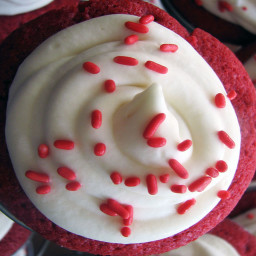 Red Velvet Cream Filled Cupcakes