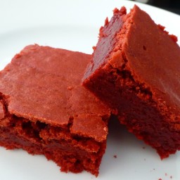 Red Velvet Protein Brownies