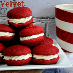 Red Velvet Whoopie Pies