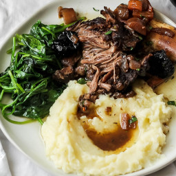 Red Wine Braised Short Ribs with Prunes Recipe