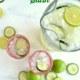 Refreshing Cucumber Limeade Slush