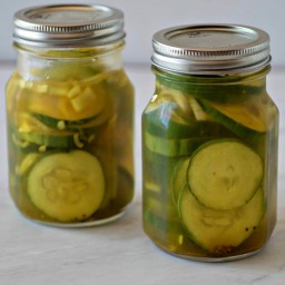 Refrigerator Bread and Butter Pickles- Upstate Ramblings