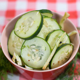 Refrigerator Pickles with Fennel and Dill