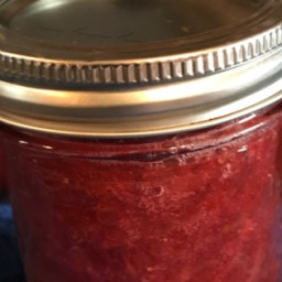 Rhubarb Strawberry Jam Recipe