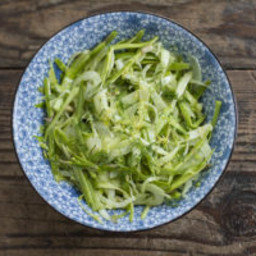 Ribboned Asparagus and Fennel Salad