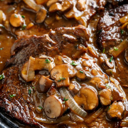 Ribeye Steaks With Mushroom Gravy
