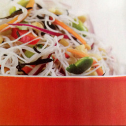 Rice Noodle and Edamame Salad