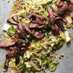 Rice Noodle Salad with Steak