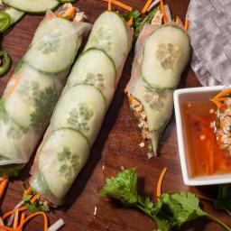Rice Paper Banh Mi with Five-Spice Chicken