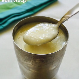 Rice Porridge Recipe for Fever, Cold and stomach upset in Babies and Kids
