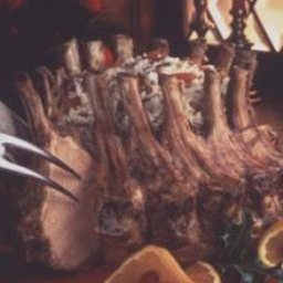 Rice-Stuffed Pork Crown Roast