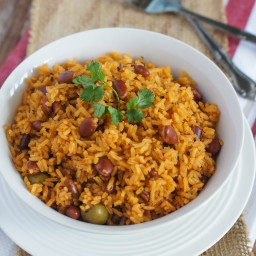 Rice with Beans (Moro de Habichuelas)