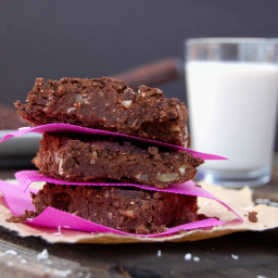 Rich Cacao Almond Brownies (Gluten Free) and Whole Food Plant Based