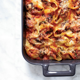 Ricotta-and-Fontina-Stuffed Shells with Fennel and Radicchio