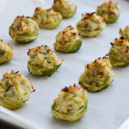 RICOTTA and HERB STUFFED BRUSSELS SPROUTS