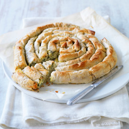Ricotta and spinach scroll