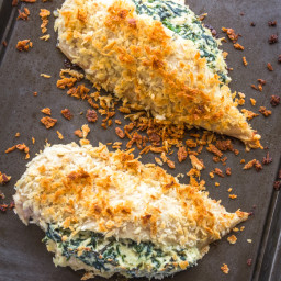 Ricotta and Spinach Stuffed Baked Chicken Breast