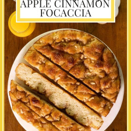 Ridiculously Easy Apple Cinnamon Focaccia