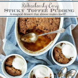 Ridiculously Easy Sticky Toffee Pudding