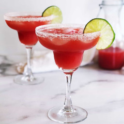 Ridiculously Easy Watermelon Margaritas