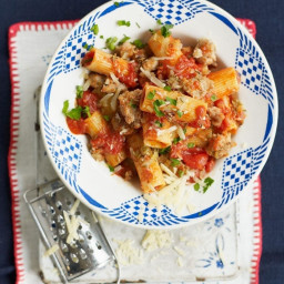 Rigatoni with sausage and fennel ragù