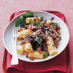 Rigatoni with Sausage and Parsley