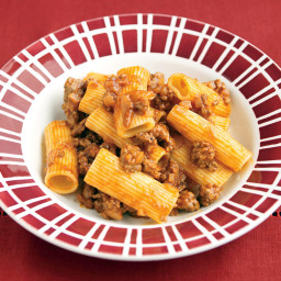 Rigatoni with Spiced Meat Sauce