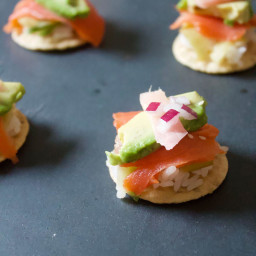 Ring In The New Year With These Smoked Salmon Poke Bites