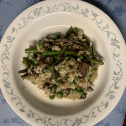 Risotto with Miso and Spring Vegetables