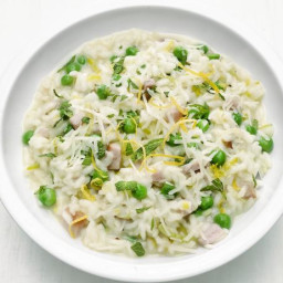 Risotto with Peas and Ham