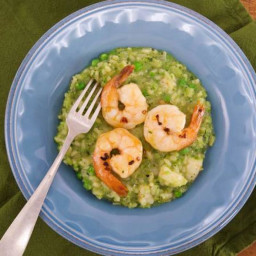 Risotto with Peas and Shrimp