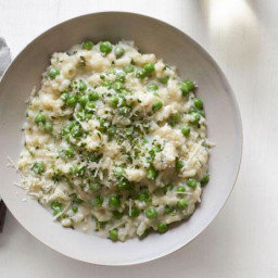 Risotto With Yogurt and Peas