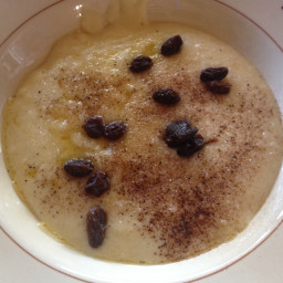 Rømmegrøt - Norwegian sour cream porridge