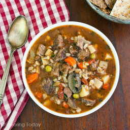 Roast Beef and Vegetable Soup