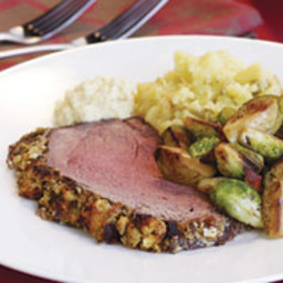 Roast Beef with a Classic Breadcrumb, Garlic and Herb Crust