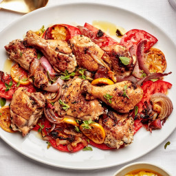 Roast Chicken With Fresh Tomatoes