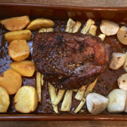 Roast Lamb With Root Vegetables