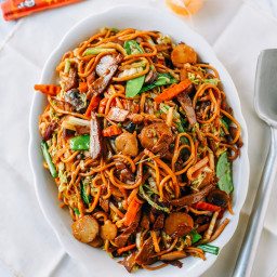 Roast Pork Lo Mein: Real Chinese Takeout Recipe!