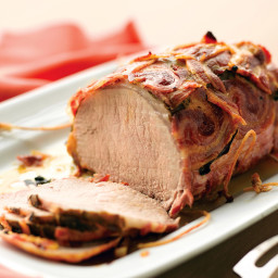 Roast Pork Loin with Pancetta and Sage
